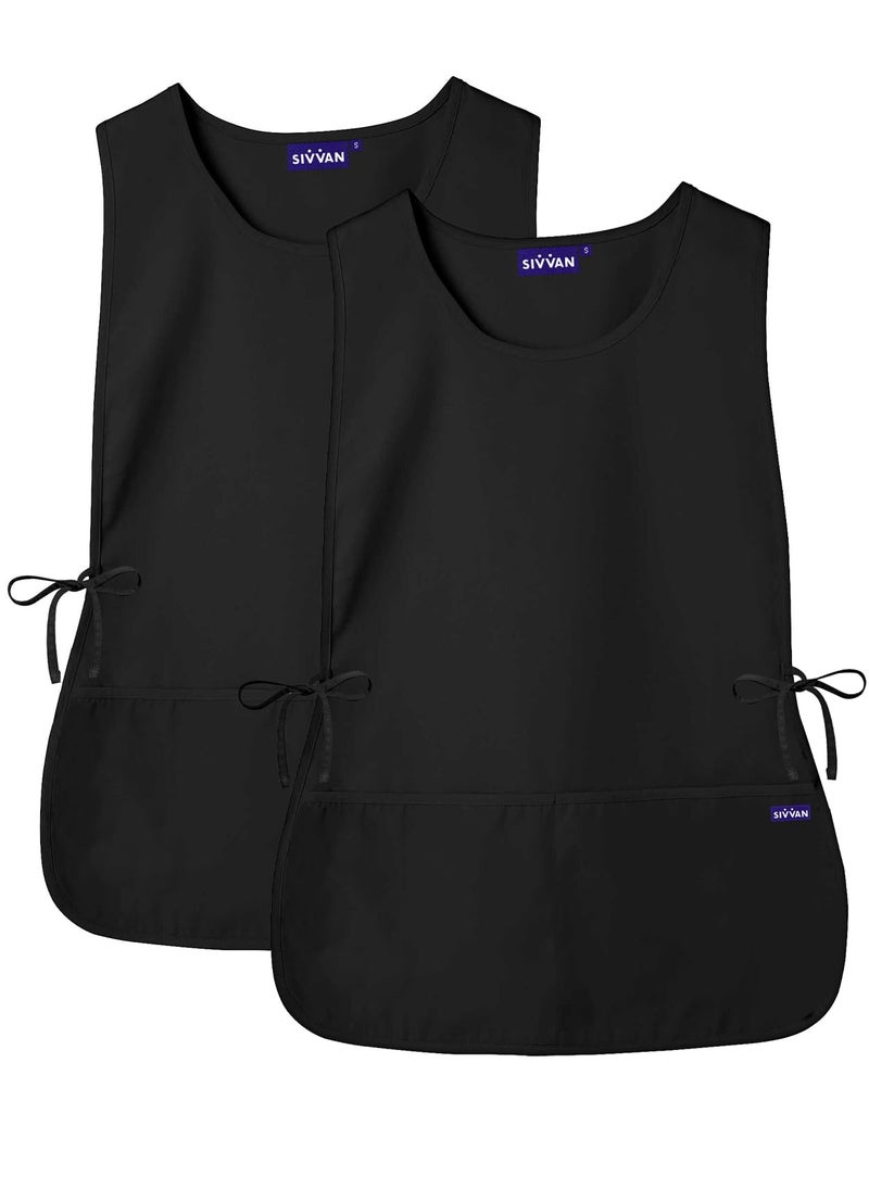 Sivvan Unisex Apron - Cobbler Apron 2-Pack - S87002 - Black - R - Image 1